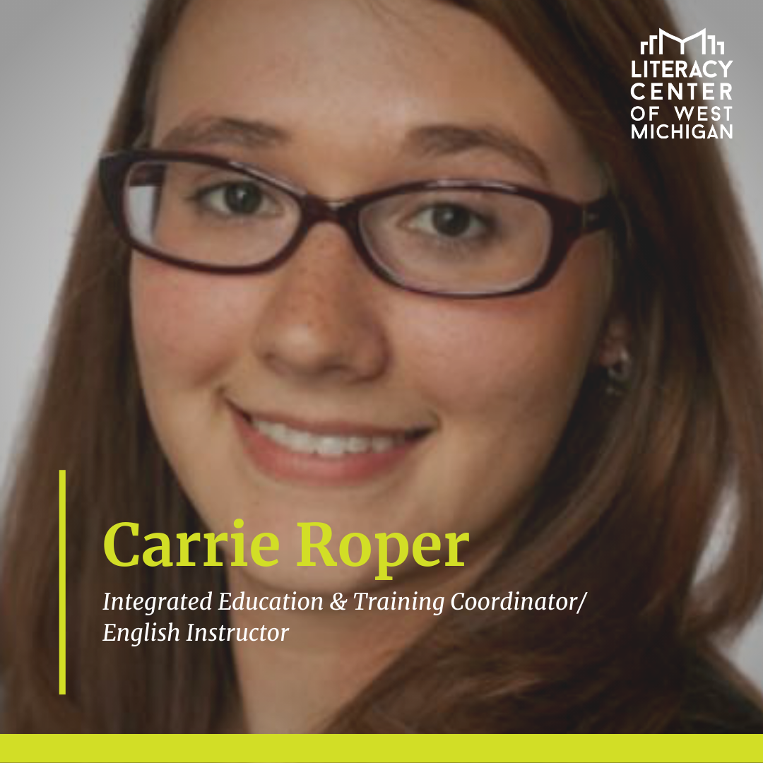 Meet Integrated Education & Training Coordinator/English Instructor Carrie Roper